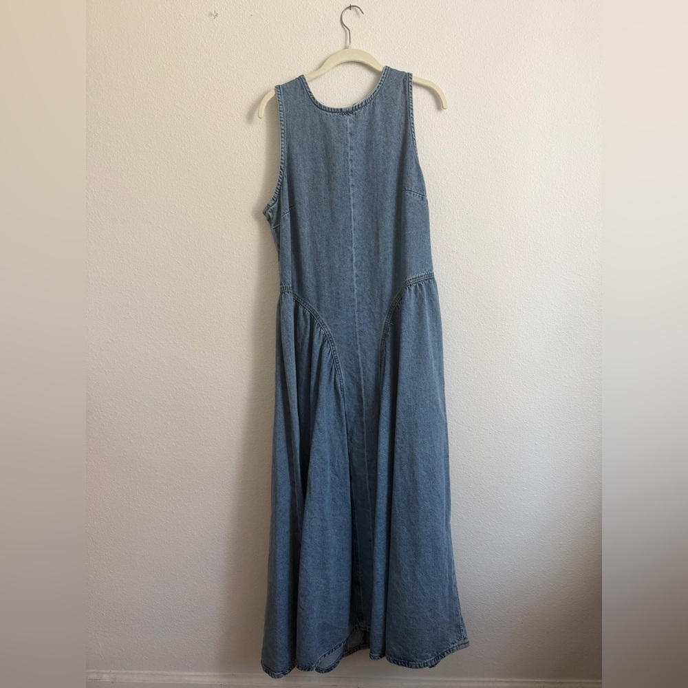 H&M Open-Back Denim Dress